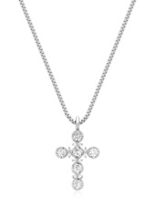 Luv Aj The Rosette Cross Charm Necklace