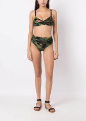 Lygia & Nanny Anne leaf-print bikini