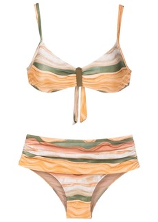 Lygia & Nanny Anne stripe-pattern bikini set