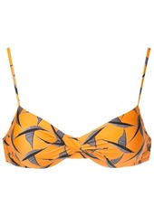 Lygia & Nanny Cassis twisted stretched bikini top