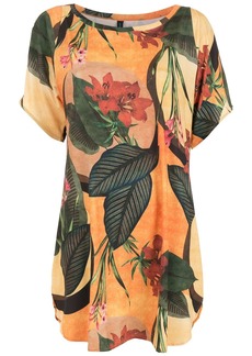 Lygia & Nanny floral leaf print T-shirt dress
