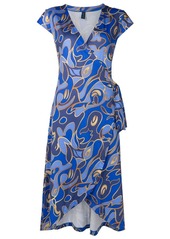 Lygia & Nanny graphic-print wrap dress