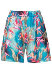 Lygia & Nanny Iara-printed high-waisted shorts