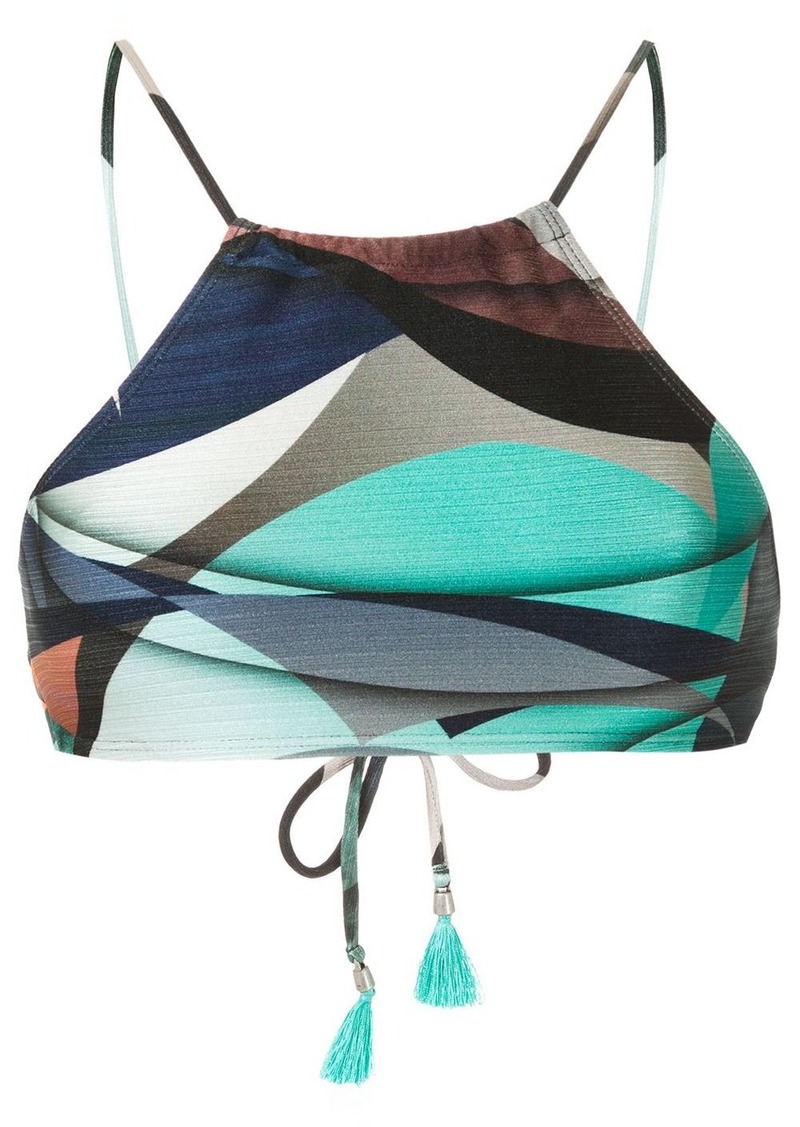 Lygia & Nanny Ilana printed bikini top