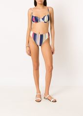 Lygia & Nanny Lilica stripe-print bikini set