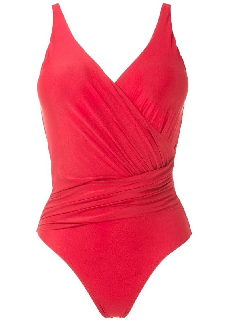 Lygia & Nanny Maisa draped swimsuit