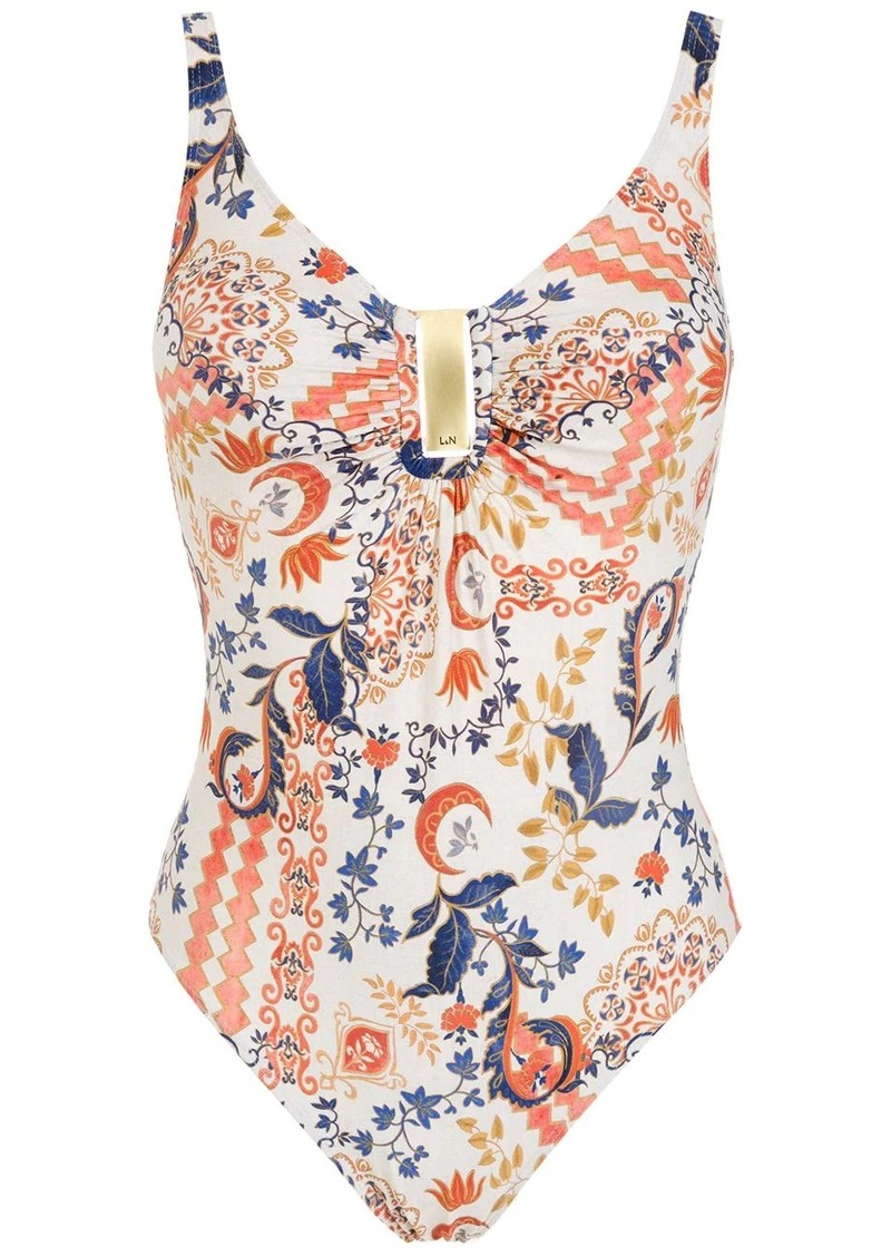 Lygia & Nanny Mirassol graphic-print swimsuit