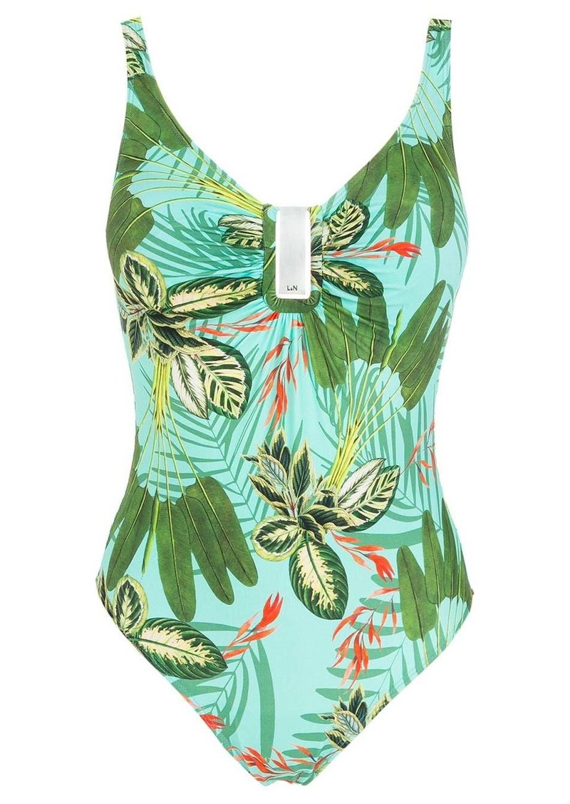 Lygia & Nanny Mirassol tropical print swimsuit