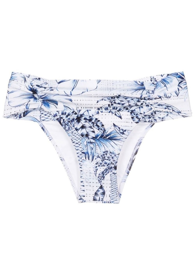 Lygia & Nanny palm-tree print bikini bottoms