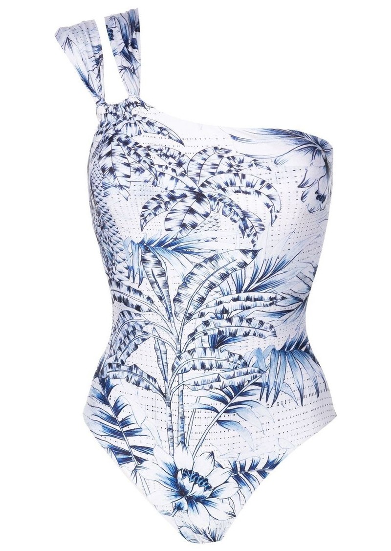 Lygia & Nanny palm-tree print swimsuit