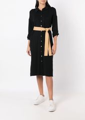 Lygia & Nanny sash-detail jersey shirt dress