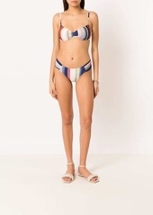 Lygia & Nanny Vitória stripe-print bikini set