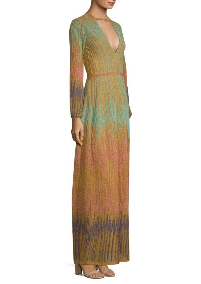 m missoni lurex maxi dress