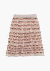 Missoni - Crochet-knit wool-blend mini skirt - Gray - IT 40