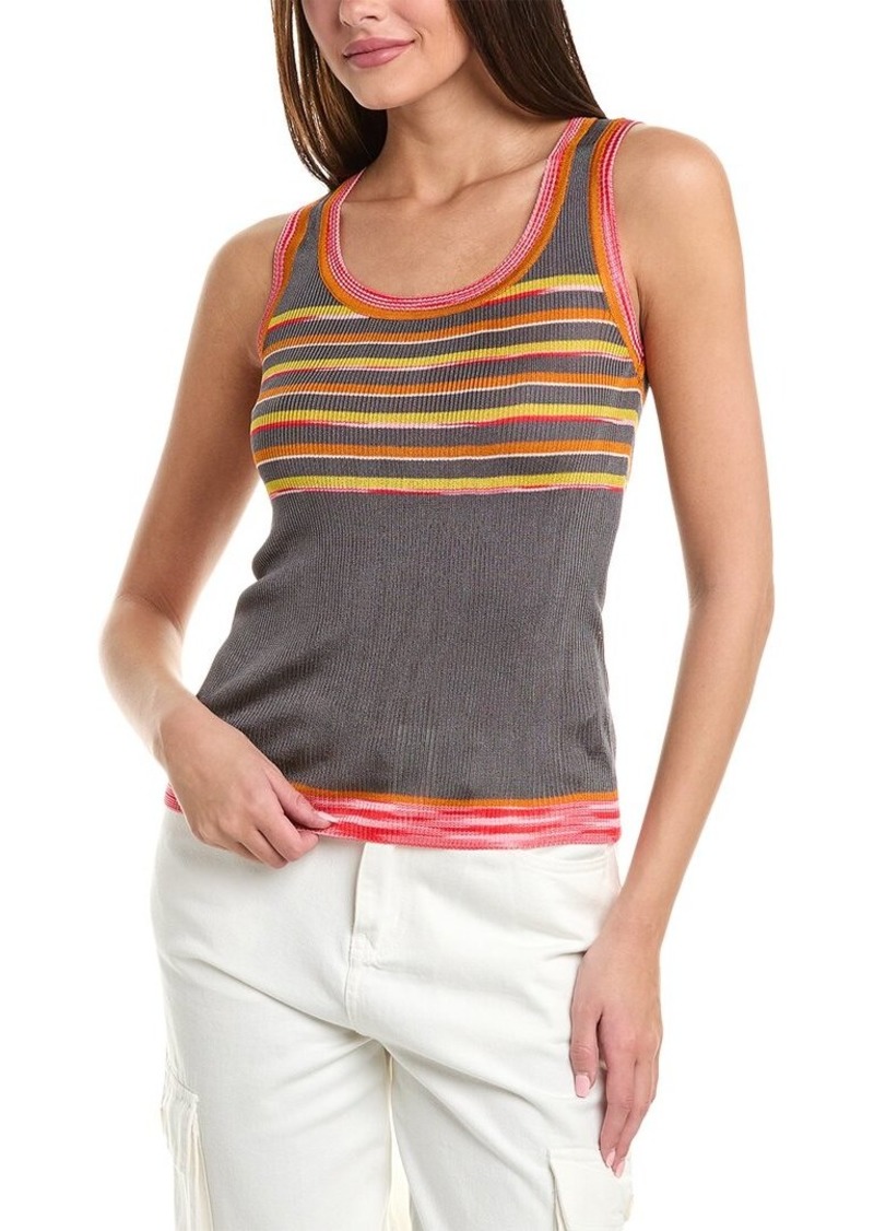 M Missoni Ribbed Tank Top