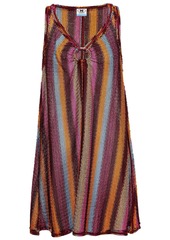 M Missoni - Striped crochet-knit coverup - Orange - XL