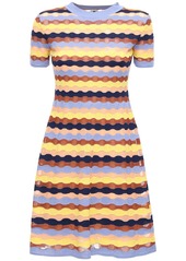 M Missoni Multicolor Knit Mini Dress