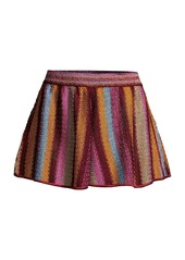 M Missoni Stripe Knit Shorts