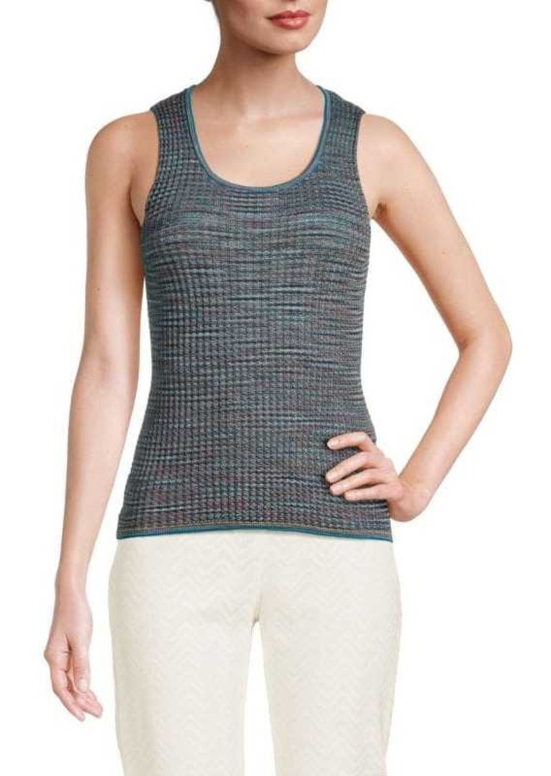 M Missoni Textured Wool Blend Tank Top