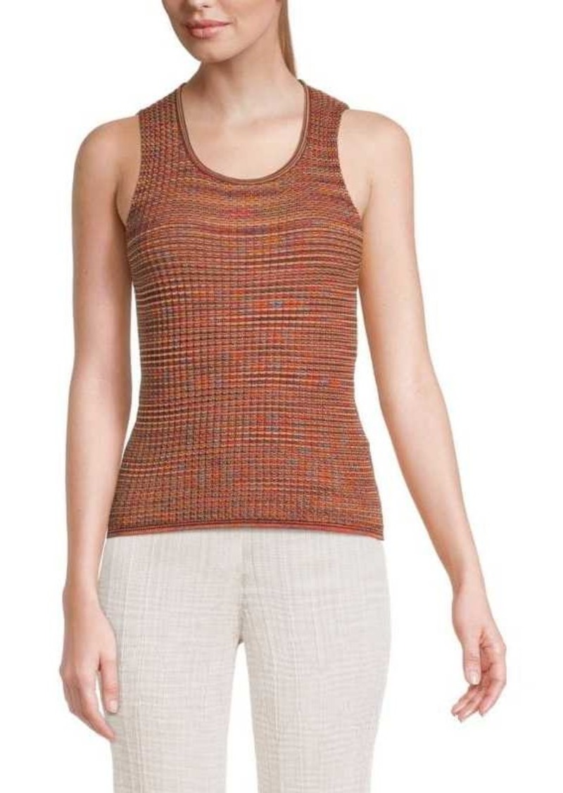 M Missoni Wool Blend Knit Tank Top