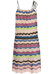 M Missoni zigzag print knitted dress