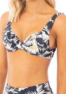 Maaji Delft Archie Floral Reversible Underwire Bikini Top