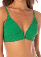 Maaji Enchanting Emerald Parade V-Wire Reversible Bikini Top