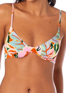 Maaji Neon Leafy Irene Reversible Underwire Bikini Top
