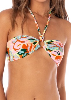 Maaji Neon Leafy Jill Reversible Bikini Top