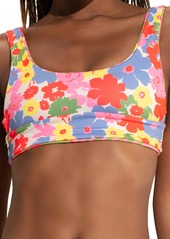 Maaji Palmery Donna Reversible Bikini Top in Yellow Multi at Nordstrom Rack