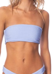 Maaji Serenity Blue Bora Strapless Reversible Bikini Top at Nordstrom