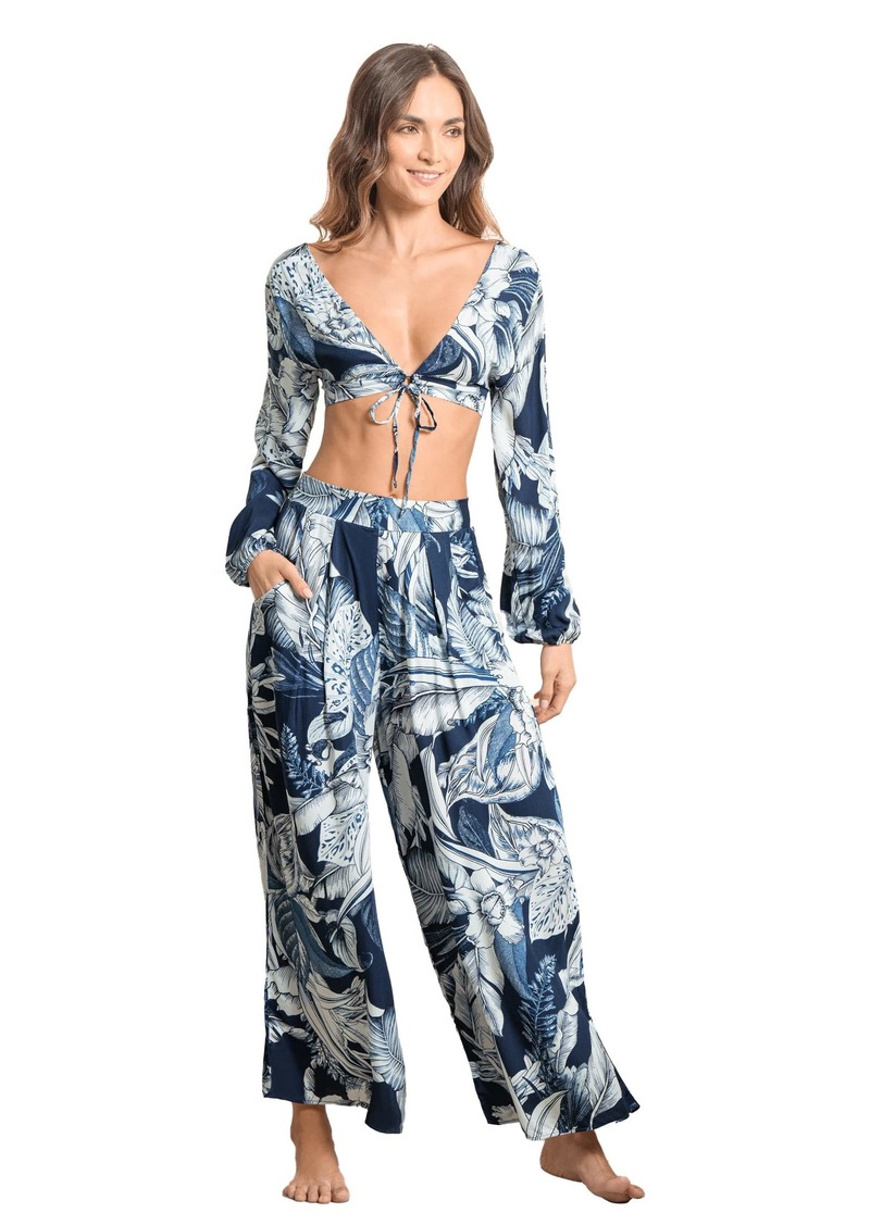 Maaji Women's Calla Lily Freda Beachwear Crop Top