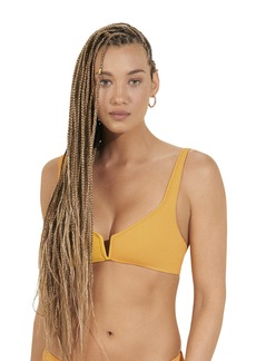 Maaji Women's Standard V Wire Bralette Top with Removable Soft Cups  L