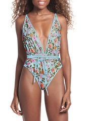 Maaji Smooth Skies Safary Reversible Convertible Strap One-Piece Swimsuit