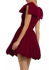 Mac Duggal Bow Shoulder Cocktail Minidress