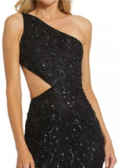 Mac Duggal Cut-Out Embellished Gown