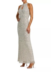 Mac Duggal Embellished Keyhole Column Gown