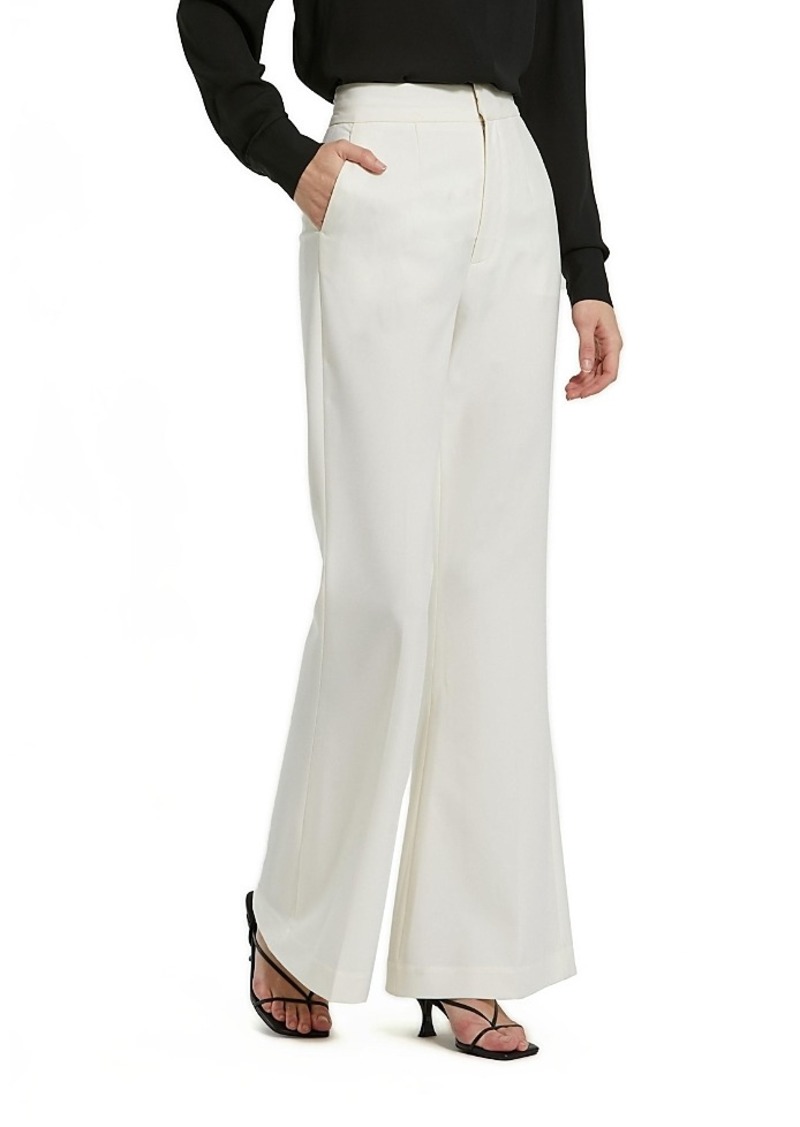 Mac Duggal Classic Crepe Flared Trouser Pant