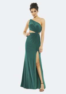 MAC One Shoulder Cut Out Gown - 4 - Also in: 6, 8, 2, 0