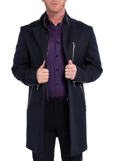 Maceoo Captainnew Wool & Cashmere Overcoat in Grey at Nordstrom