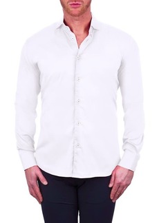 Maceoo Einstein Stretch Cotton-Blend Button-Up Shirt