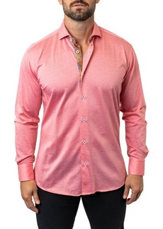 Maceoo Einstein Stretchcooper 07 Contemporary Fit Button-Up Shirt