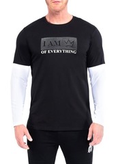 Maceoo Everything Black Layered Long Sleeve Graphic Tee at Nordstrom