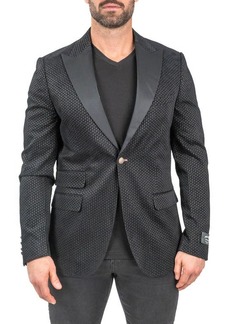 Maceoo Interrupted Black One-Button Sport Coat at Nordstrom