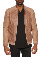 Maceoo Lambskin Leather Jacket in Brown at Nordstrom