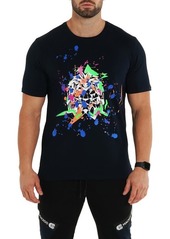 Maceoo Splash Lion Graphic Tee in Blue at Nordstrom