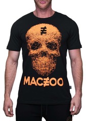 Maceoo Skull Graphic Crew T-Shirt