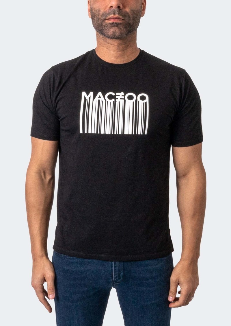 Maceoo Tee Barcode Black