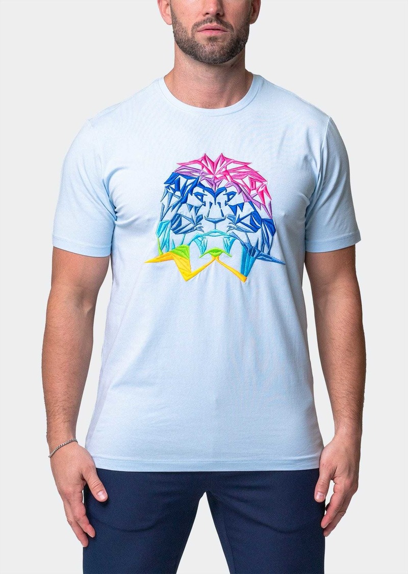 Maceoo Tee Neon LightBlue