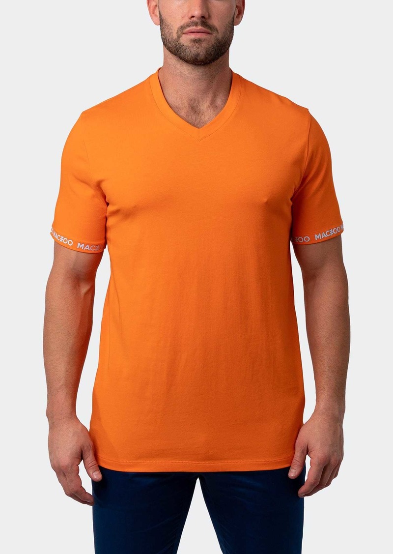 Maceoo V-Neck VivaldiSleeve Orange